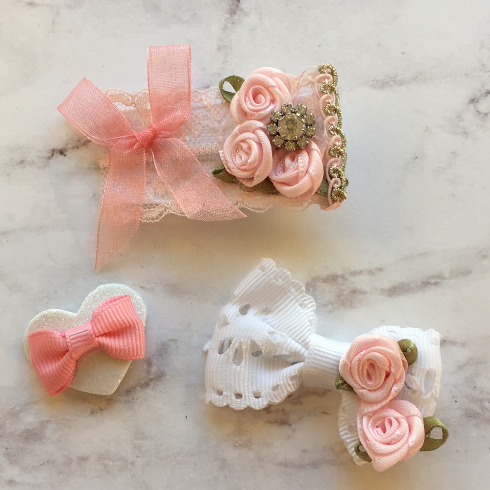 New 3 Bow Bundle for Dogs, Babies, Girls & Kawaii Girls🎀